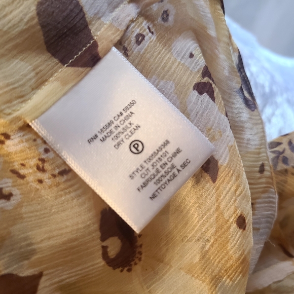 Joie Yellow Ruffled Crop Blouse - Picture 11 of 13